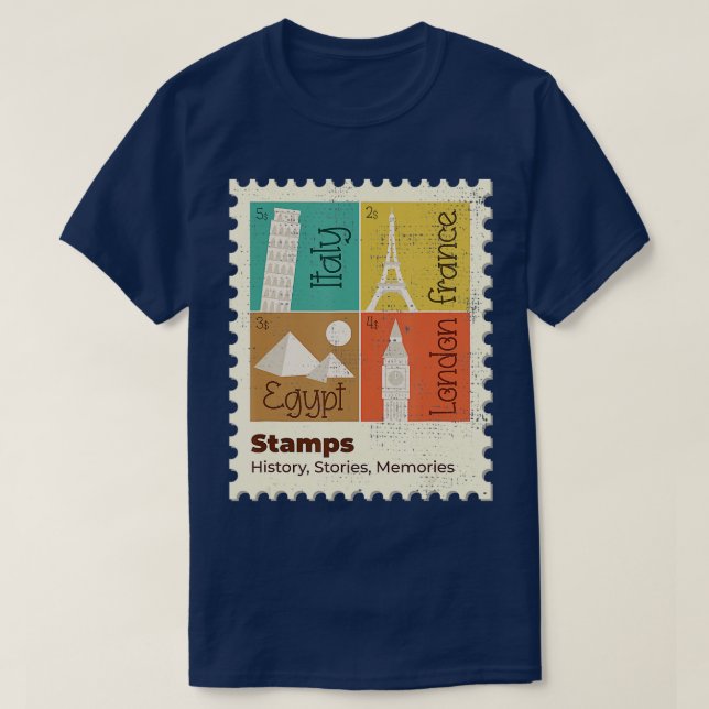 Camiseta Torre inclinada Eiffel Torre inclinada Torre de Pi (Frente do Design)