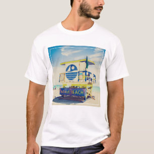 Camiseta Torre salva-vidas  South Beach, Miami, Fl