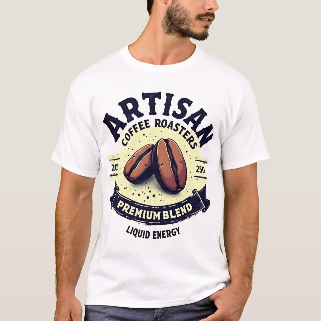 Camiseta Torrefadores de Café Artesanal - Mistura Premium V (Frente)