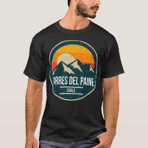 Camiseta TORRES DEL PAINE CHILE Vintage Mountain Sunset 80s