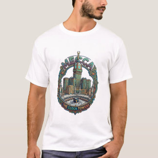 CAMISETA TORRES DO RELÓGIO DE MECA