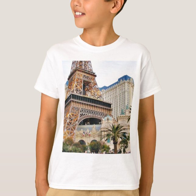 Camiseta Torres Eiffel Las Vegas Paris (Frente)
