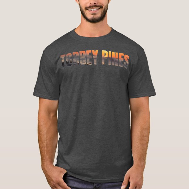 Camiseta Torrey Pines State Beach Surf California Sunset (Frente)