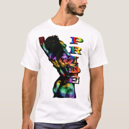 Camiseta Torso masculino arco-íris Orgulho