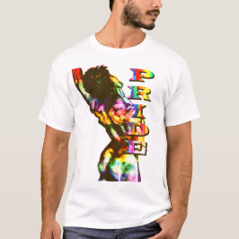 Camiseta torso masculino arco-íris Orgulho 1