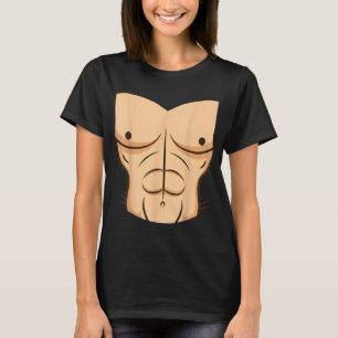 Camiseta Torso Musculoso de Halloween Design Divertido de P