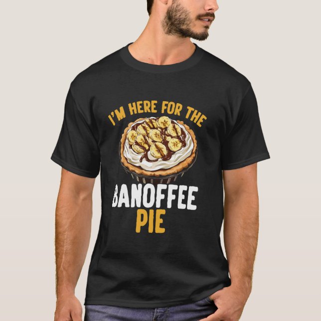 Camiseta Torta Banoffee Engraçada (Frente)