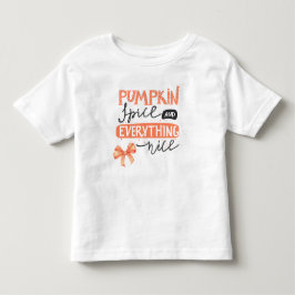 Camiseta Torta de Abóbora e Tudo Mais Bonito Laço de Outono