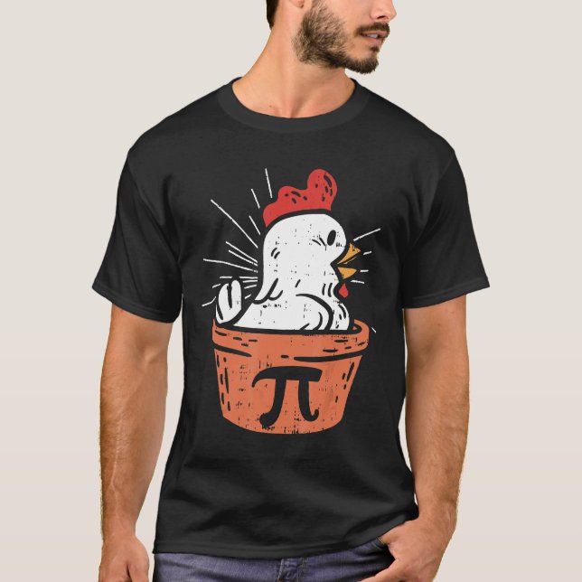 Camiseta Torta De Frango Dia Do Pi Geek Da Matemática 3new1 (Frente)
