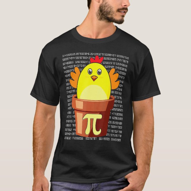 Camiseta Torta De Frango Dia Do Pi Professores De Matemátic (Frente)