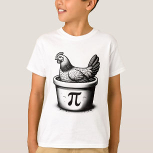 Camiseta Torta De Frango Dia Engraçado Pi Matemática Piada 