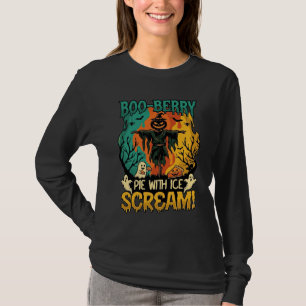 Camiseta Torta De Gengibre Sorvete Abóbora Espantalho Dia D