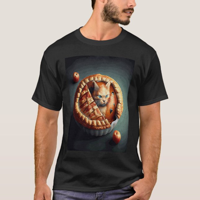 Camiseta Torta de Maçã Futebol de Gato (Frente)