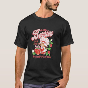 Camiseta Torta de Morango com Frutas Frescas Colhidas com C