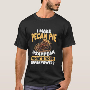 Camiseta Torta de Noz-Pecã Assando Padaria Eu Faço Nozes To