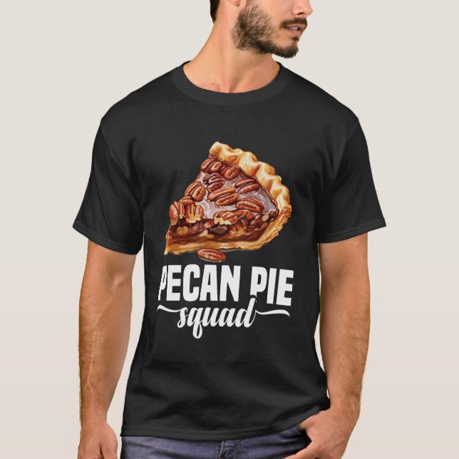 Camiseta Torta De Noz Pecã Padaria Amante De Comida Equipe  (Frente)