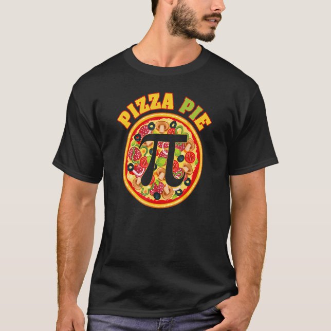Camiseta Torta de Pizza Matemática do Pi I Dia do Pi (Frente)