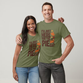 Camiseta Torta engraçada de Ação de Graças canadense 'É' re