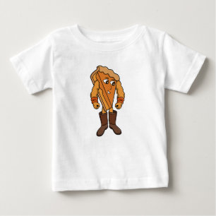 Camiseta Torta Forte Usando Botas