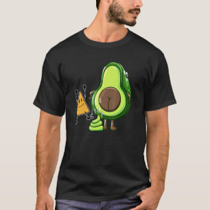 Camiseta Tortilla Chip Guacamole Cocô Defecando Abacate Veg