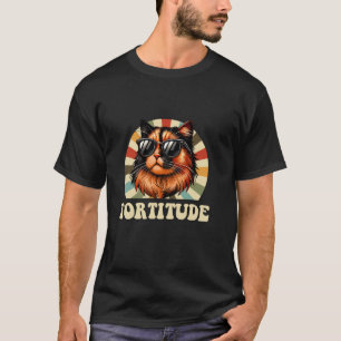 Camiseta Tortitude,Gata Casca de Tartaruga
