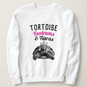 Camiseta Tortoise Tantrums & Tiaras   Camisola