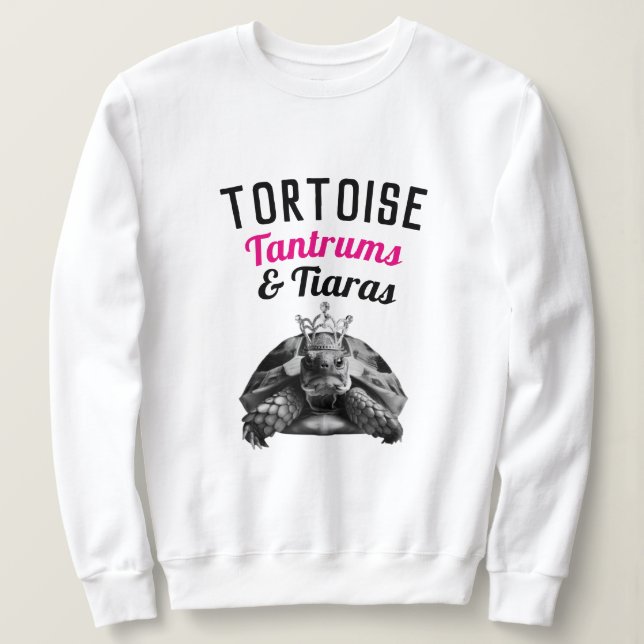Camiseta Tortoise Tantrums & Tiaras | Camisola (Frente do Design)