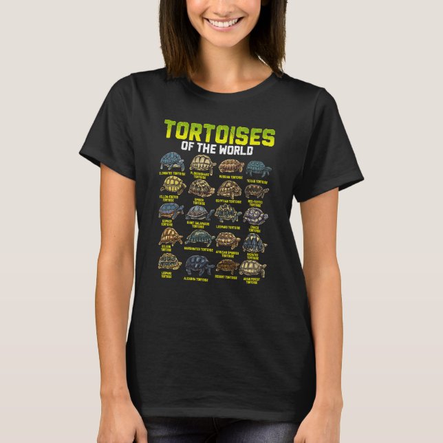 Camiseta Tortoises Animal of the World Reptile Tortoise Tur (Frente)