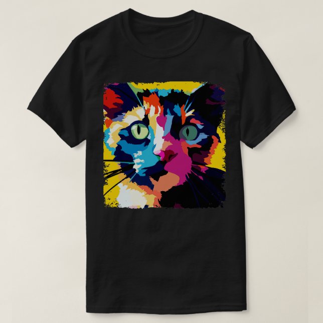 Camiseta TortoisesInferno Art Cat Lover Gift 2 (Frente do Design)