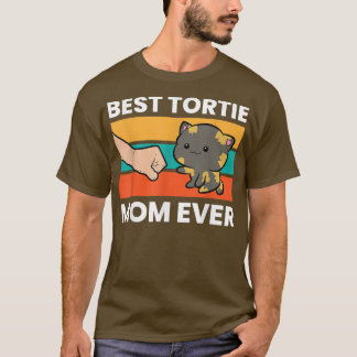 Camiseta TortoisInferno Cat Mãe Melhor Torta Mãe