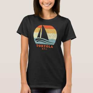 Camiseta Tortola Bvi Vintage - Vacinação à vela com motor
