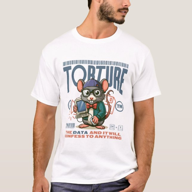 Camiseta Tortura os dados (Frente)