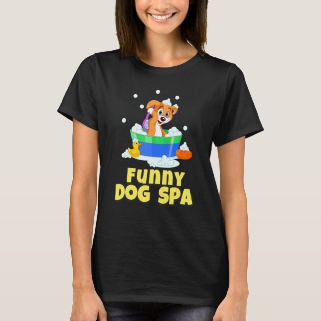 Camiseta Tosa de Cães     Spa para Cães (Frente)