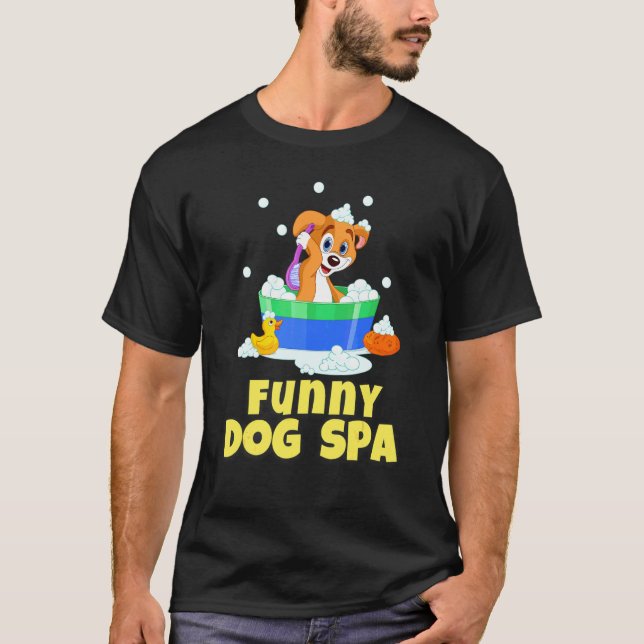 Camiseta Tosa de Cães     Spa para Cães (Frente)