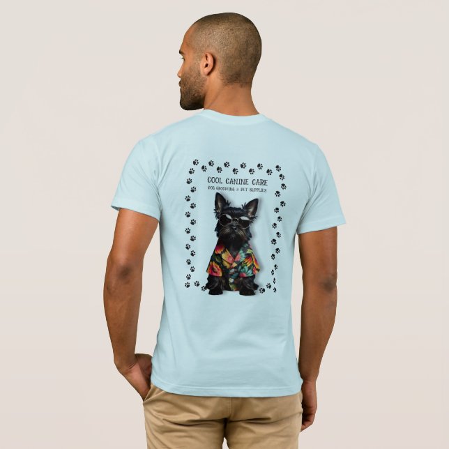 Camiseta Tosa Gatos Cães Passa Pet Sitter (Parte Traseira Completa)