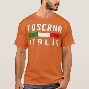 Camiseta Toscana Itália Região Italiana Tipografia Design