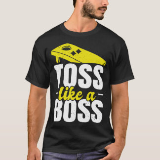 Camiseta Toss Como Um Jogador Da Cornhole Cornhole Bean Ba