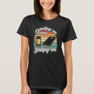 Camiseta Toss Saco de Cerveja Cornhole Jogo de Gramado Verã