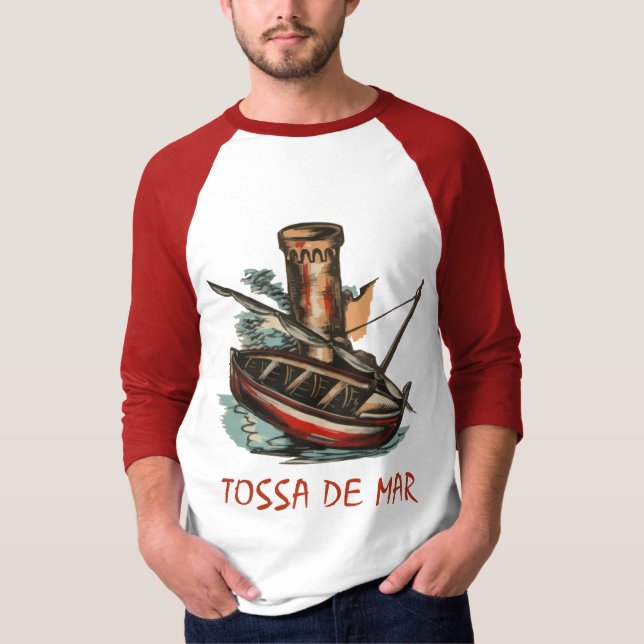Camiseta Tossa de Mar retro (Catalonia) (Frente)