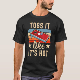 Camiseta Tosse como se fosse um jogo quente Toss Jogos de V