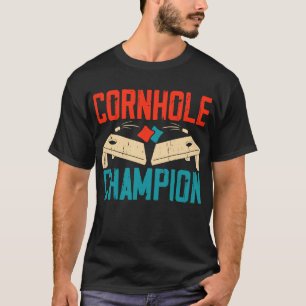 Camiseta Tosse de Saco do Jogador da Cornhole Champion Team