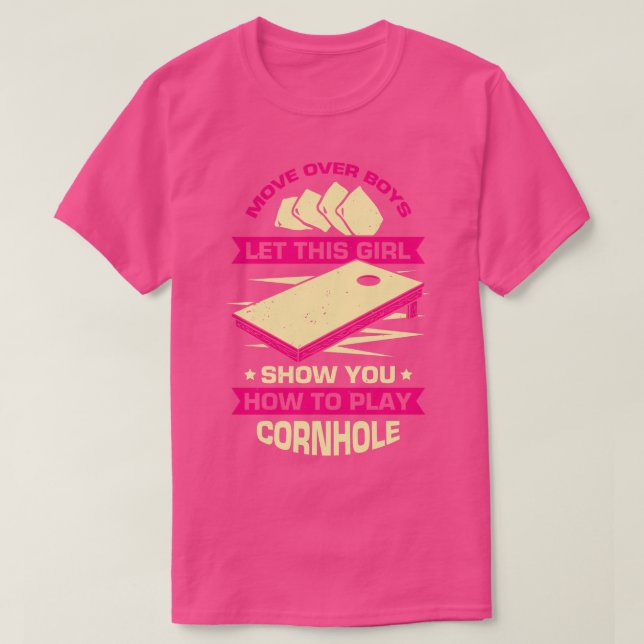 Camiseta Tosse do Jogador da Bala Cornhole (Frente do Design)