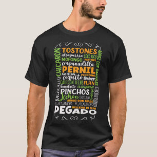 Camiseta Tostones Alcapurria Mofongo Pernil Porto Rico Foo