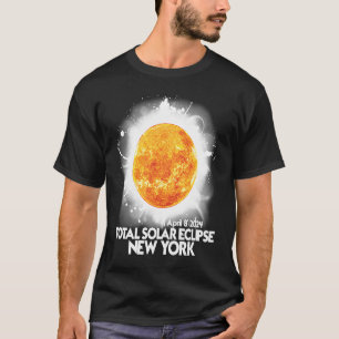 Camiseta Total da América Solar Eclipse em Nova Iorque 2024