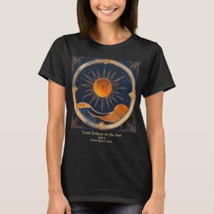 Camiseta Total de Colinas de Rolagem de Eclipse Solar 2 Lad