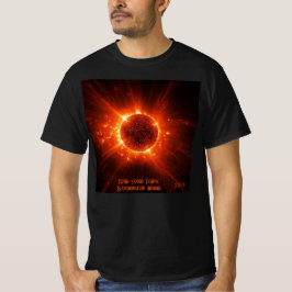 Camiseta Total de Eclipes Solares Adicionar Qualquer Texto 
