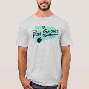 Camiseta Total de quatro estações Paisagem Paisagem com c
