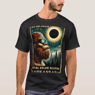 Camiseta Total do Eclipse Solar Arkansas - Bigfoot Eclipse
