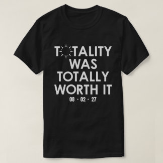 Camiseta Total do Eclipse Solar Total de 2027
