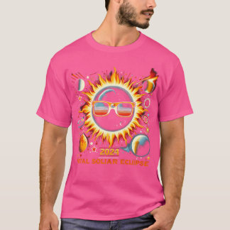 Camiseta Total do Sol Retroativo Eclipse Solar Total Abril 